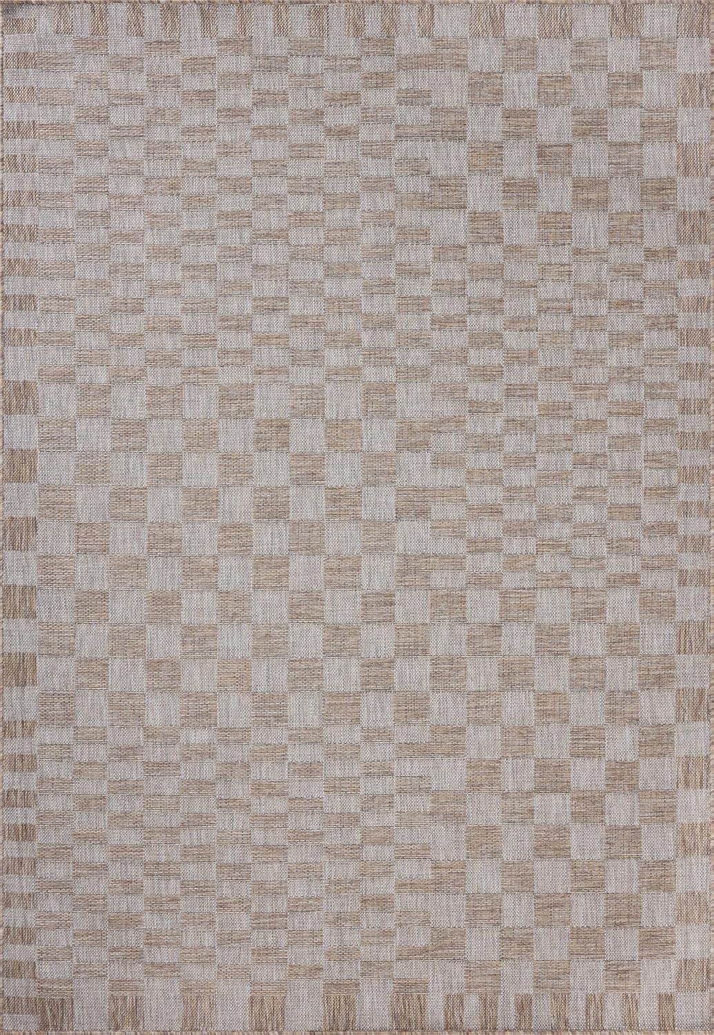 Loloi Amber Lewis Topanga Collection TOP-03 Natural/Dove 6'-7" x 9'-4" Indoor/Outdoor Area Rug - Image 3