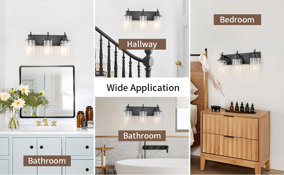 bathroom lighting fixtures over mirror