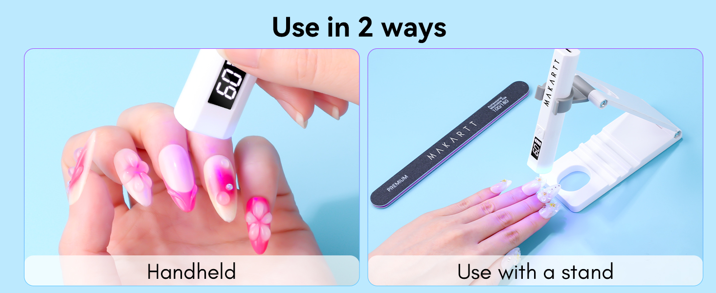 handheld UV Nail lamp for gel nail polish