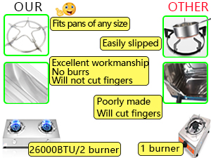 propane stove 2 burner