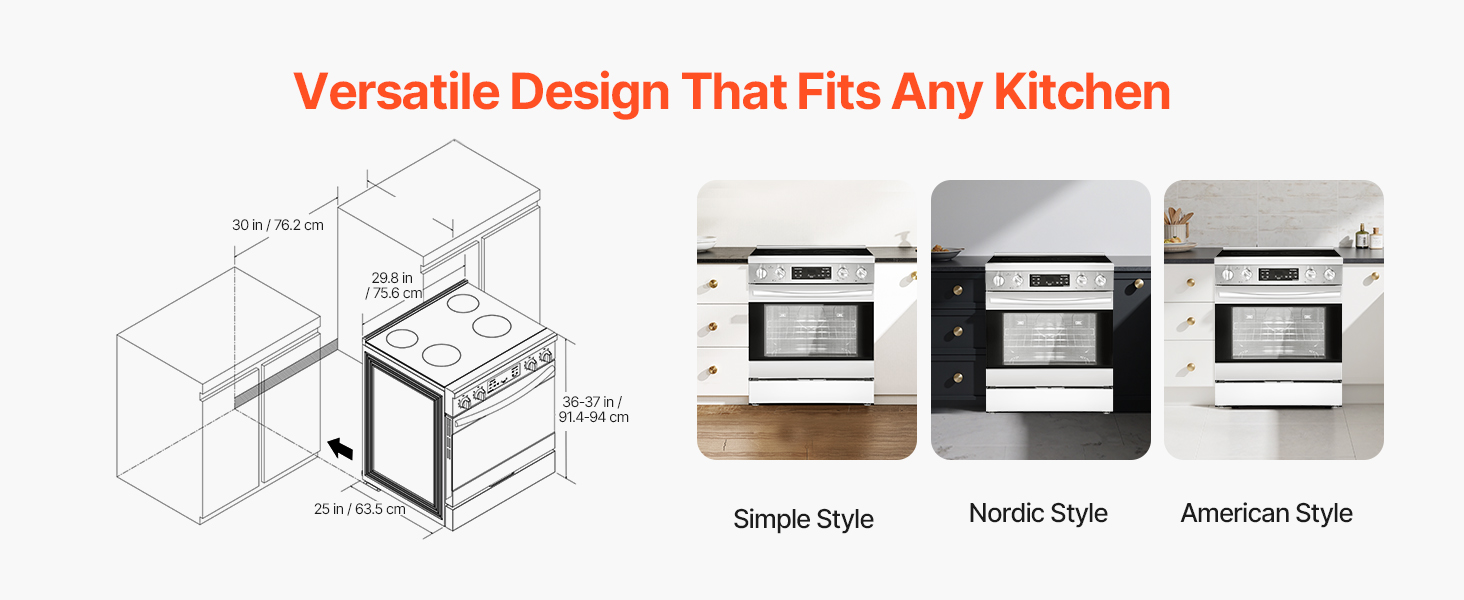 electric range stove