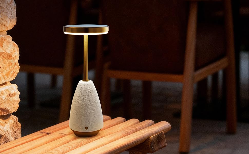 Ceramic Cordless Table Lamp