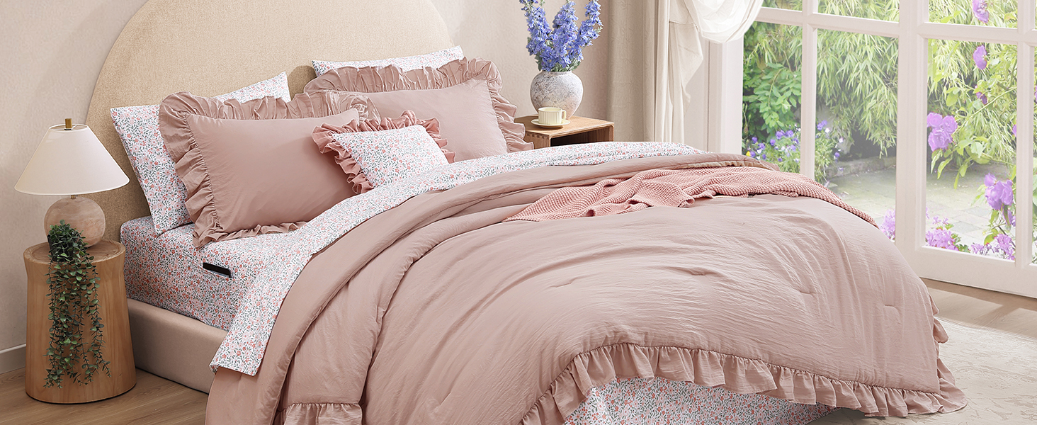 ruffle comforter