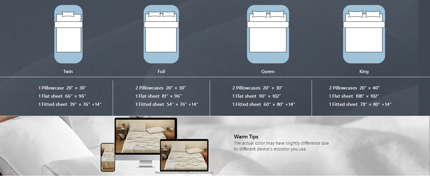 linen sheets full size
