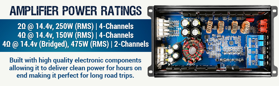 4 channel amplifier car audio