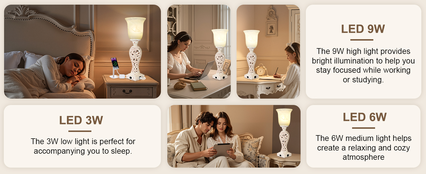 3-Way Dimmable Table Lamp