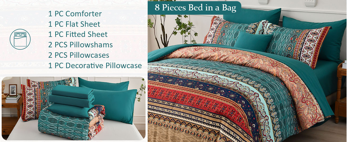 Floral Bedding Comforter Set