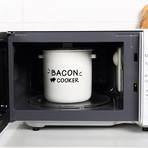 microwave bacon cooker