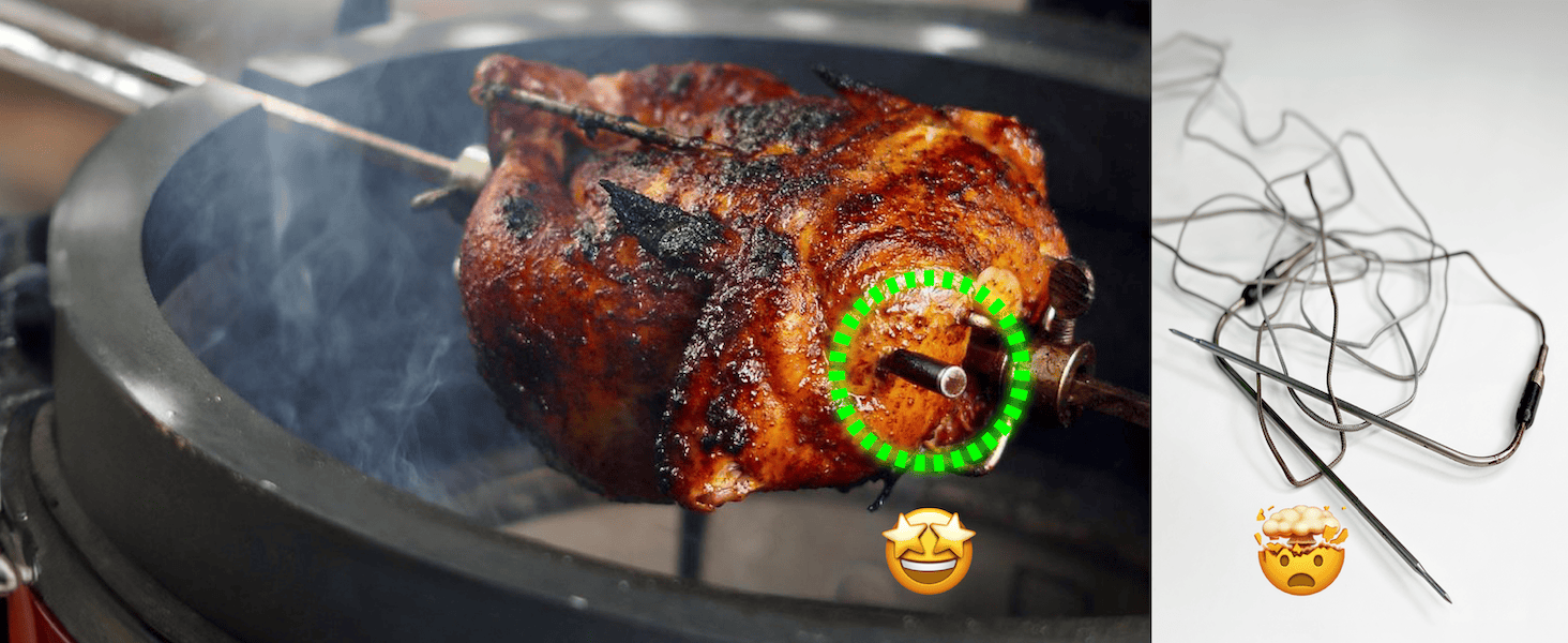 Classic MeatStick X: Enjoy seamless cooking with a completely wireless, clutter-free experience.