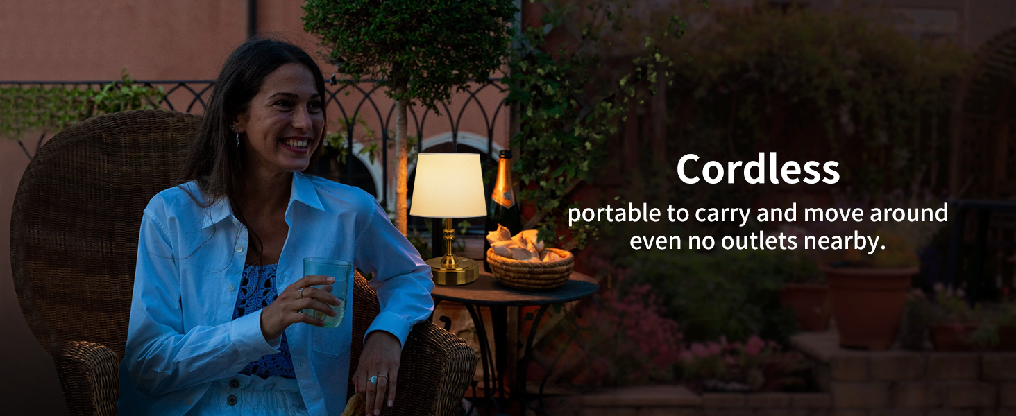 cordless small lamp