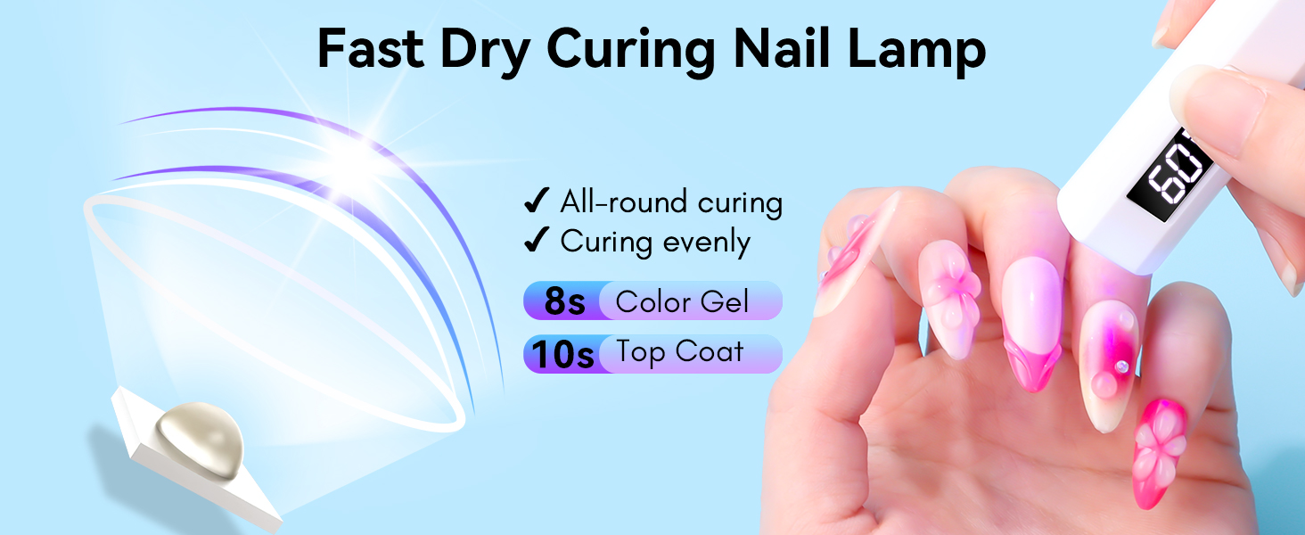 handheld UV Nail lamp for gel nail polish