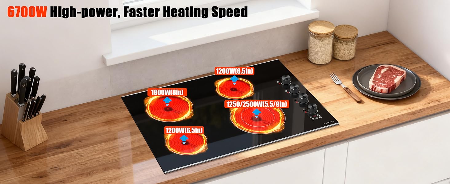 30 inch electric cooktop