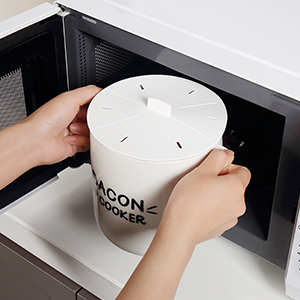 microwave bacon cooker