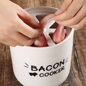 microwave bacon cooker