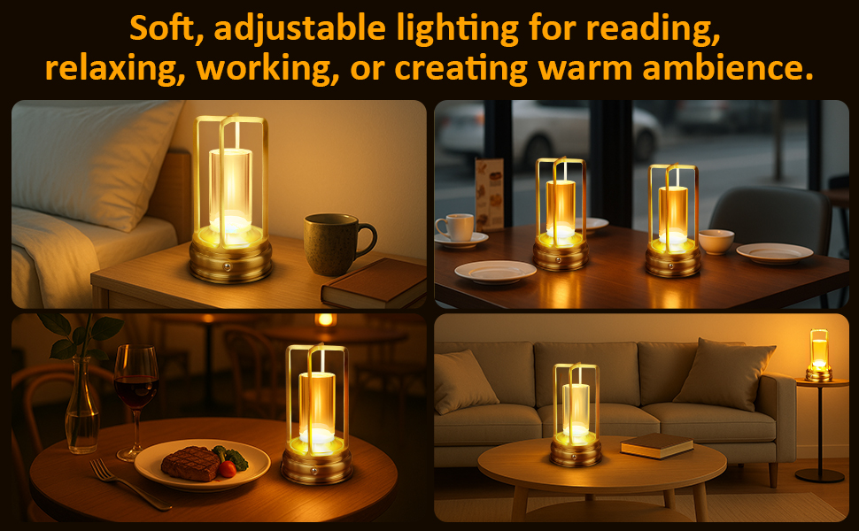 Portable Metal Table Lamp