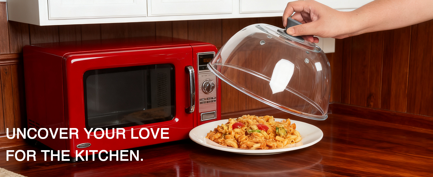 glass microwave cover