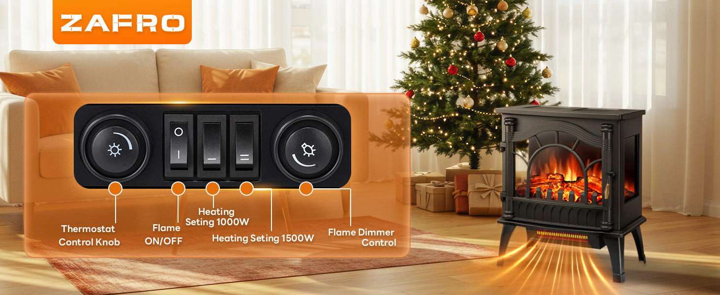 The exquisite fireplace is placed in the living room.