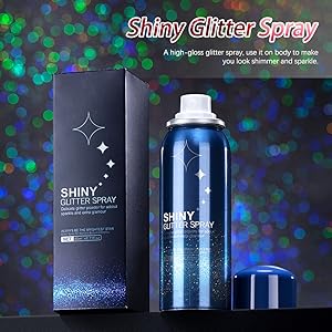 body glitter spray