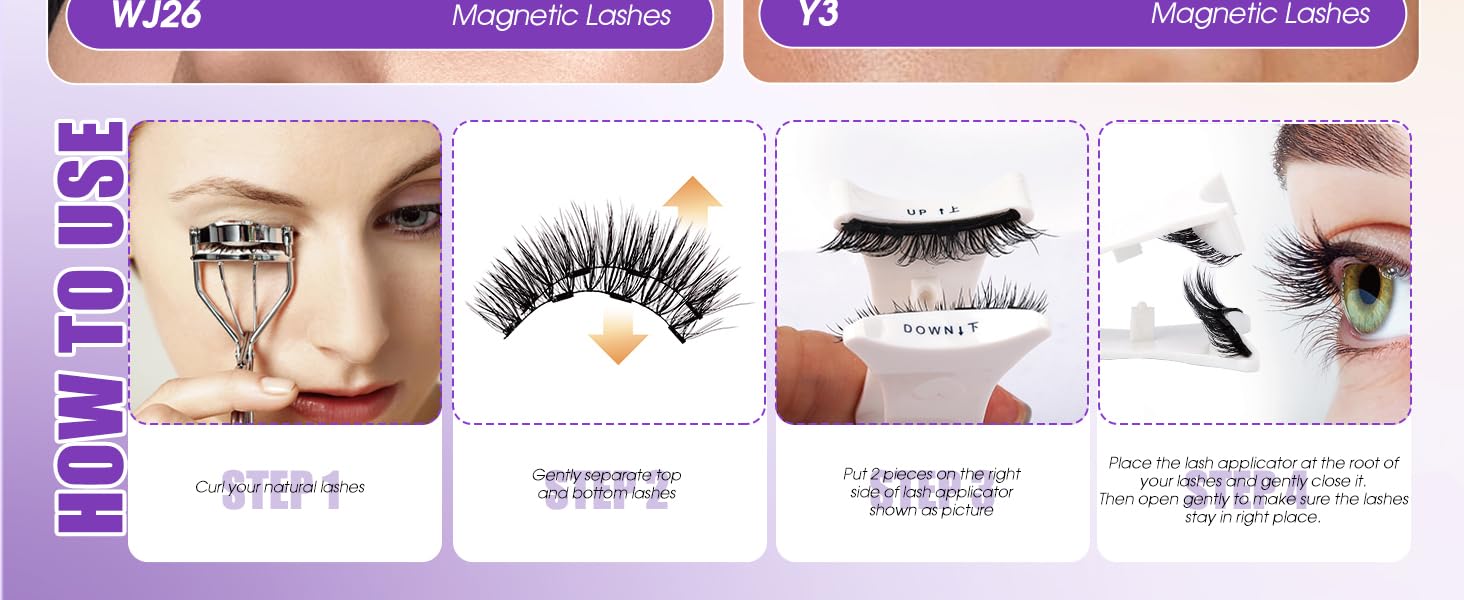 Wispy  Magnetic eyelashes