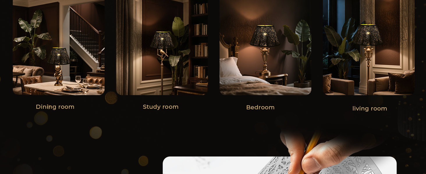 metal tree lampshade