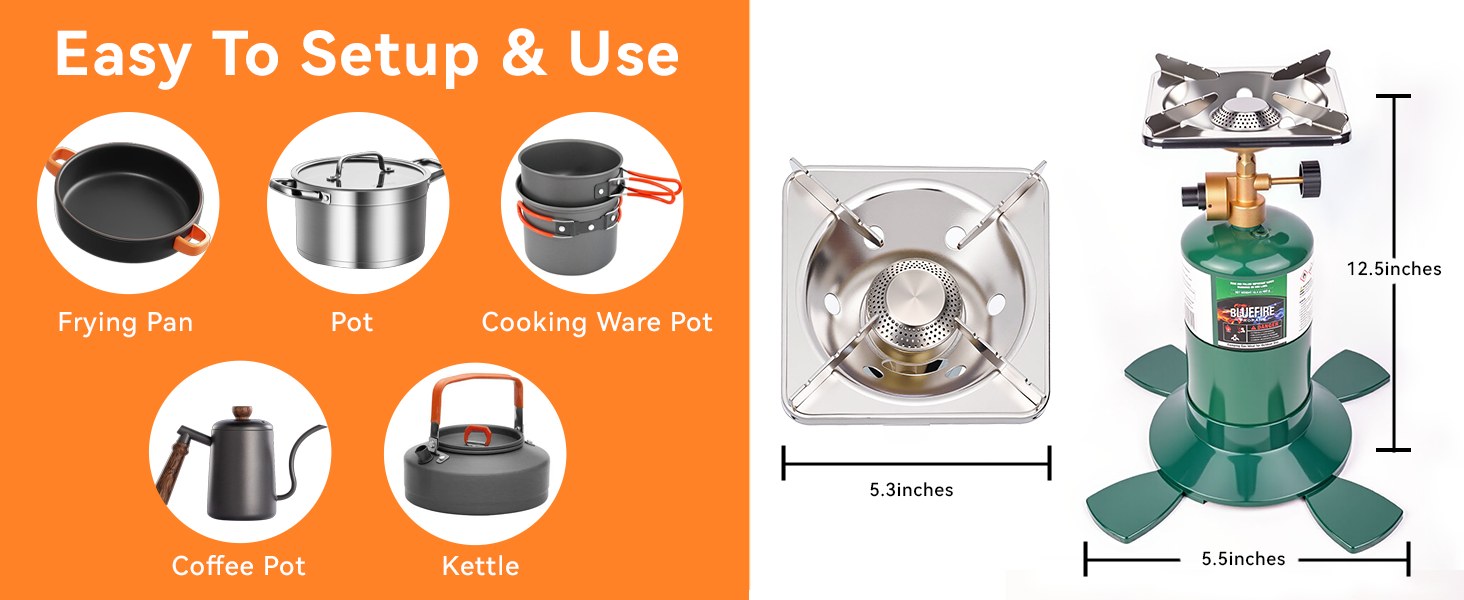 camping stoves single burner camp stove single propane burner portable burner