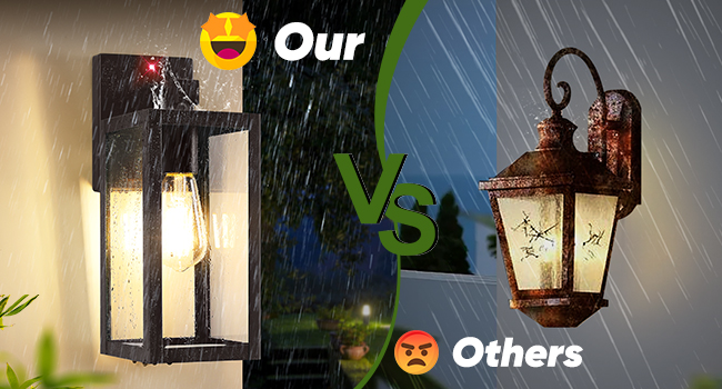 outdoor garage lights