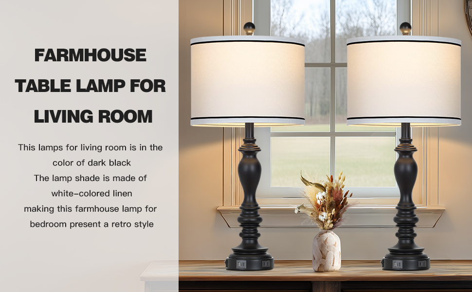 farmhouse table lamp