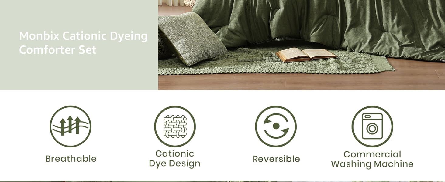 Monbix Comforter Sets