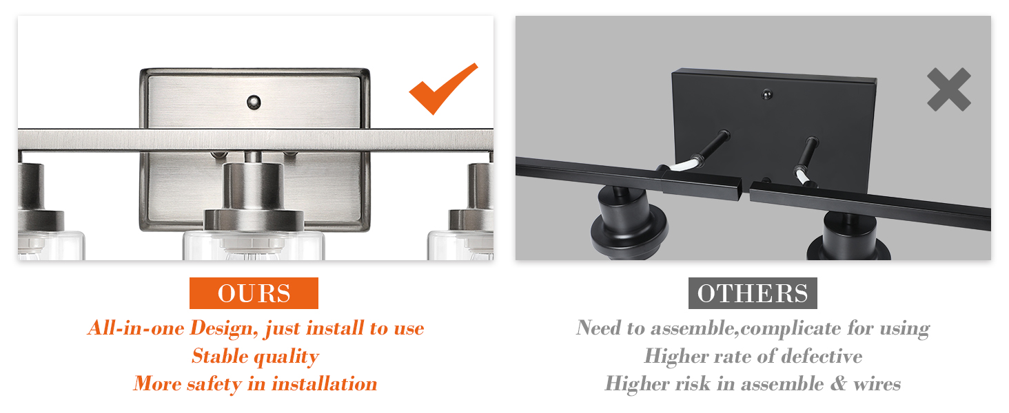 easy to install high quality material