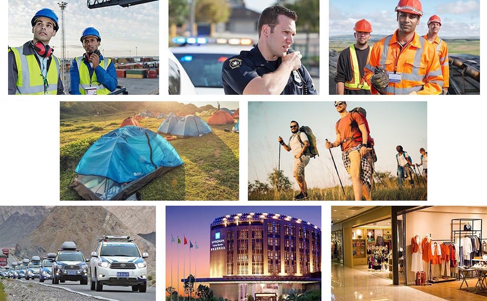 The walkie-talkie is suitable for multiple scenarios