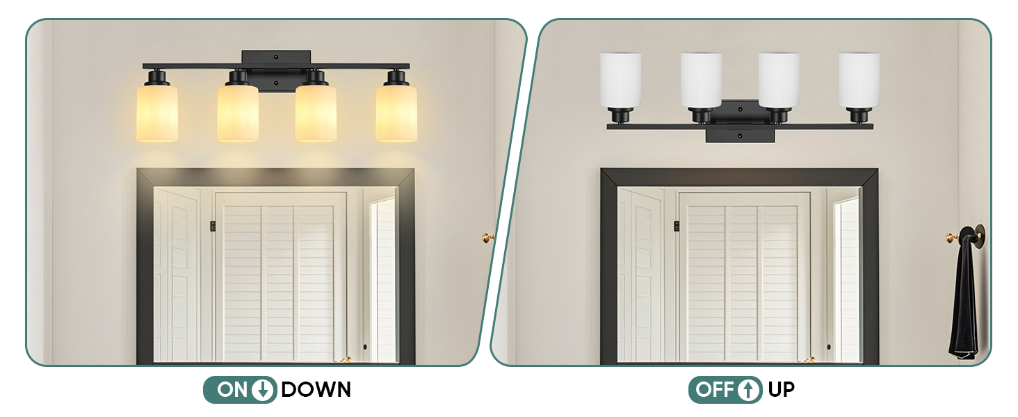 up and down vanity light