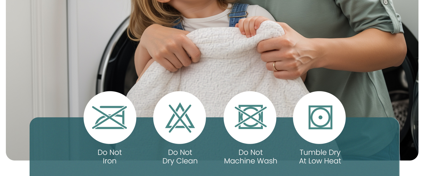 Machine Washable and Easy Care