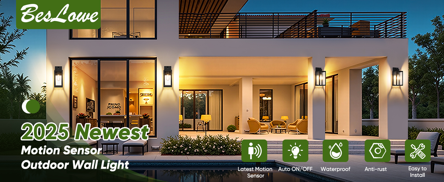 motion sensor outdoor lights