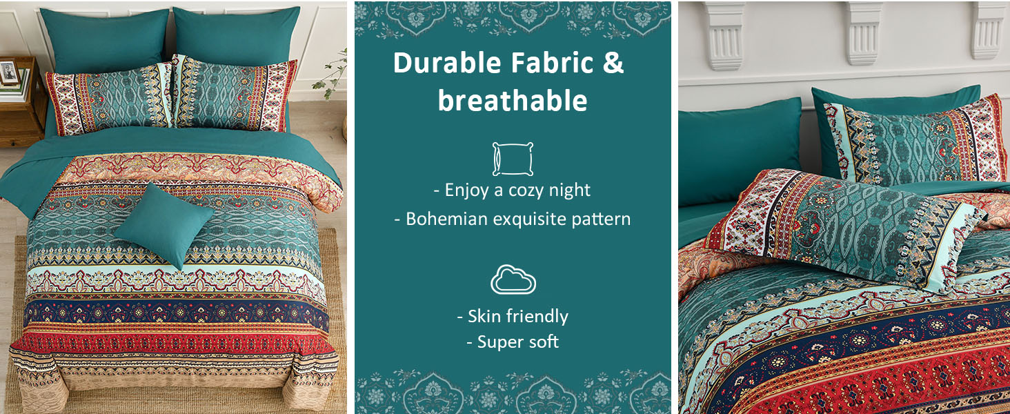Boho Comforter Set