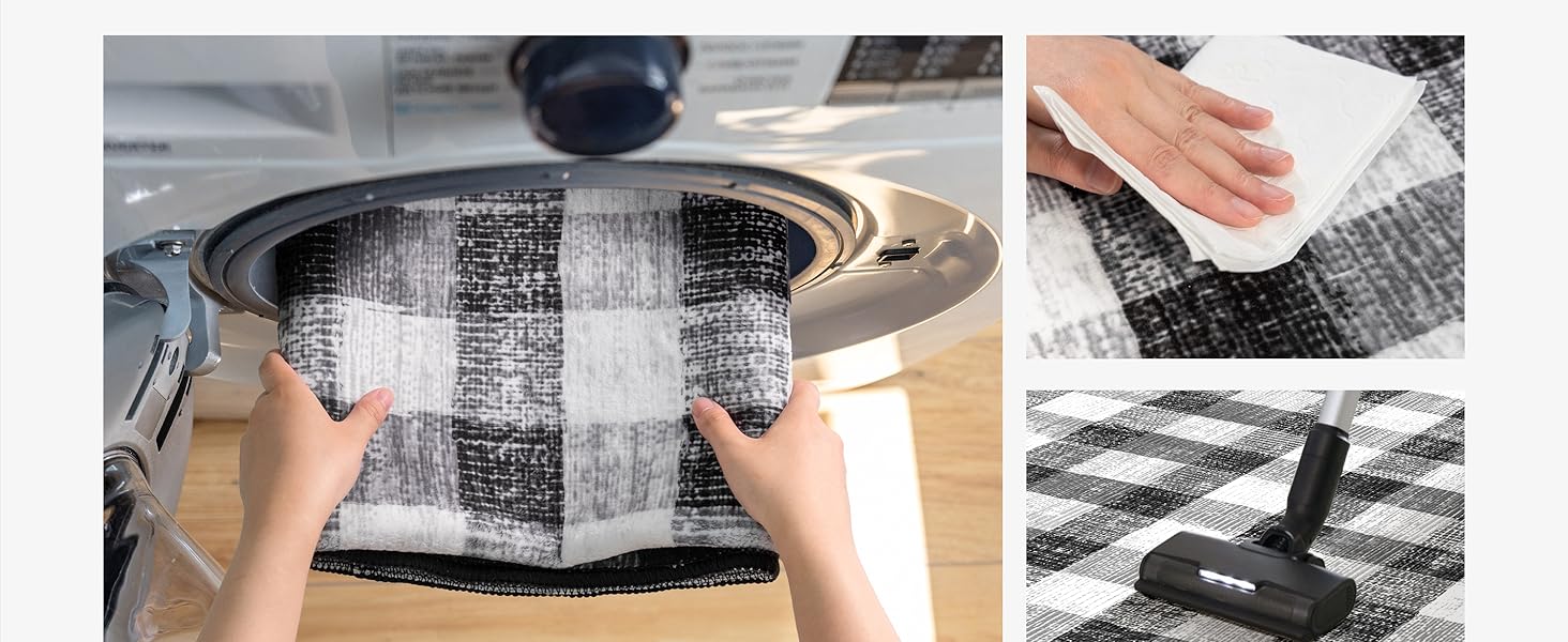 checkered outdoor rug