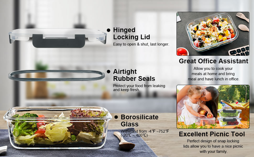 glass food storage containers