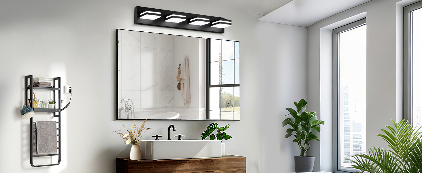 black bathroom light fixtures