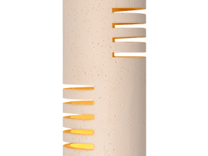 Faux Stone Table Lamp with Night Light