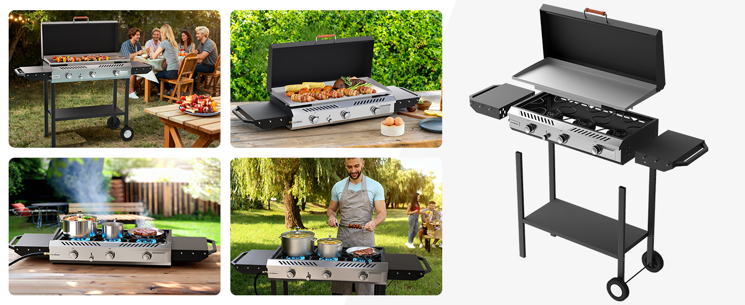 3-in-1 Propane Stove