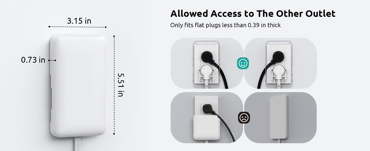 outlet cover extension cord