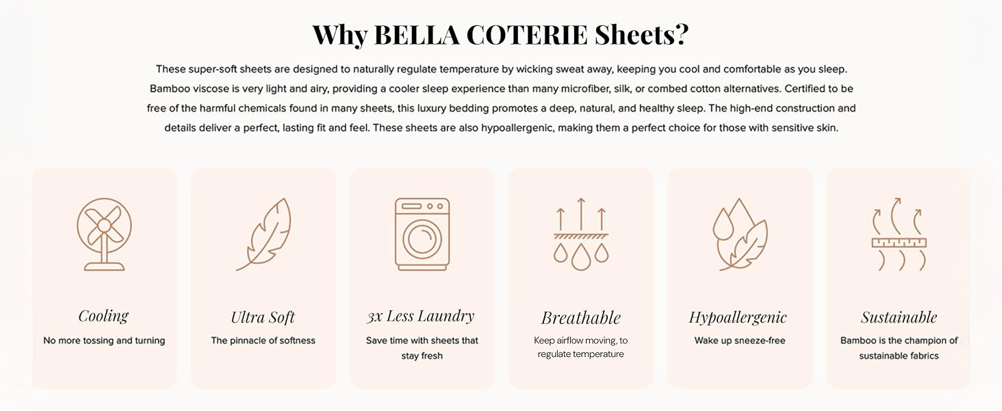 Cooling. Ultra Soft. 3x Less Laundry. Moisture Wicking. Sustainable.