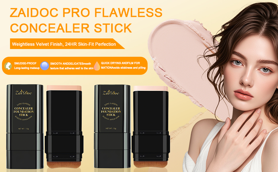 ZAIDOC Long-Lasting Concealer Foundation Stick