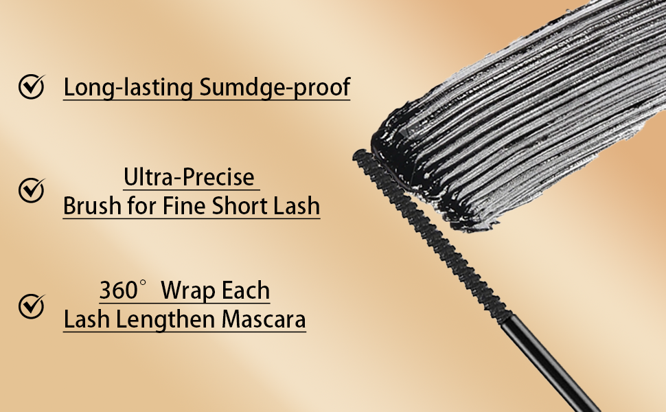 Black Mascara for Fine Short Lash