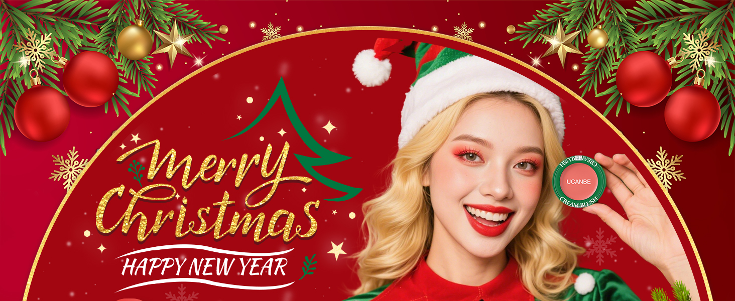 UCANBE Makeup Advent Calendar 2025, 24 Days Christmas Makeup Gift Set for Adult Women &amp; Teen Girls