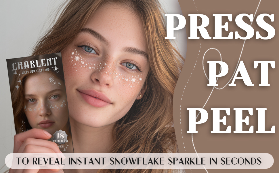 snowflake freckles face tattoos