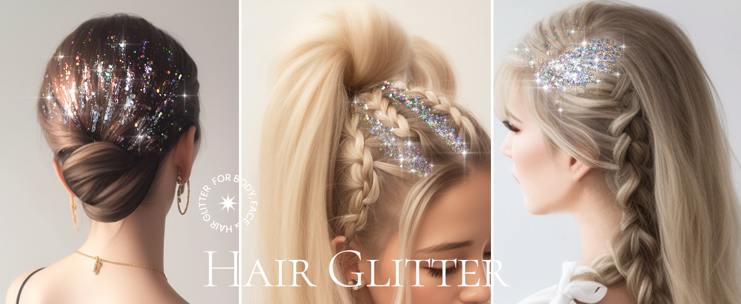 Body glitter Body glitter gel silver body glitter