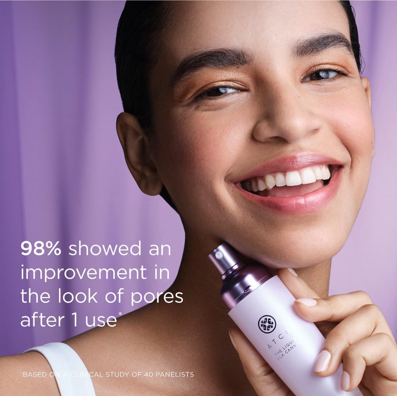 Tatcha Liquid Silk Canvas | Weightless Oil-Free Liquid Silk Face Primer, 30 ml | 1 oz - Image 3