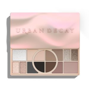 Urban Decay Naked Shaped Eyeshadow Palette - Multi-Use Neutral Eye & Face Palette, 14 Crease & Transfer-Resistant Shades, Up to 16HR Wear, Sculpting Creams, Defining Powders, Shimmer Highlighters