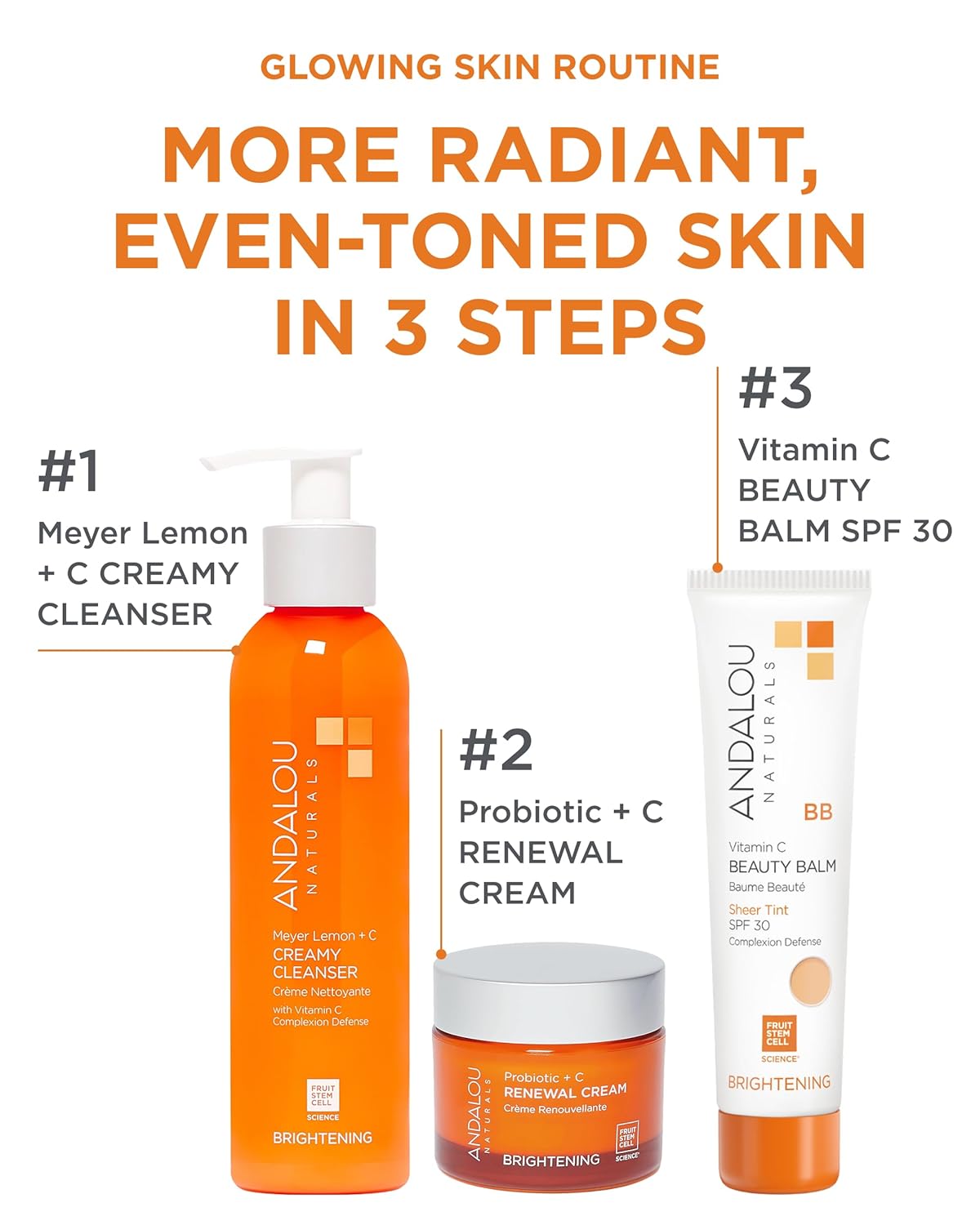 Andalou Naturals Vitamin C BB Beauty Balm Sheer Tint SPF 30 - 2-in-1 BB Cream & Mineral Sunscreen for Face - With Non-Nano Zinc Oxide Skin Protection - 2 fl oz - Image 3