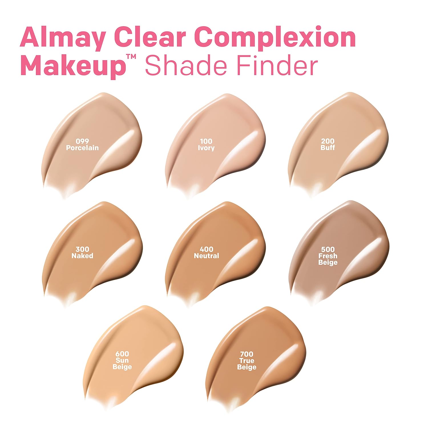 Almay Clear Complexion Acne Foundation Makeup with Salicylic Acid, Medium Coverage, Soft Matte Finish, Hypoallergenic, Cruelty- & Fragrance-Free, Dermatologist Tested, 100 Ivory, 1 fl oz - Image 6